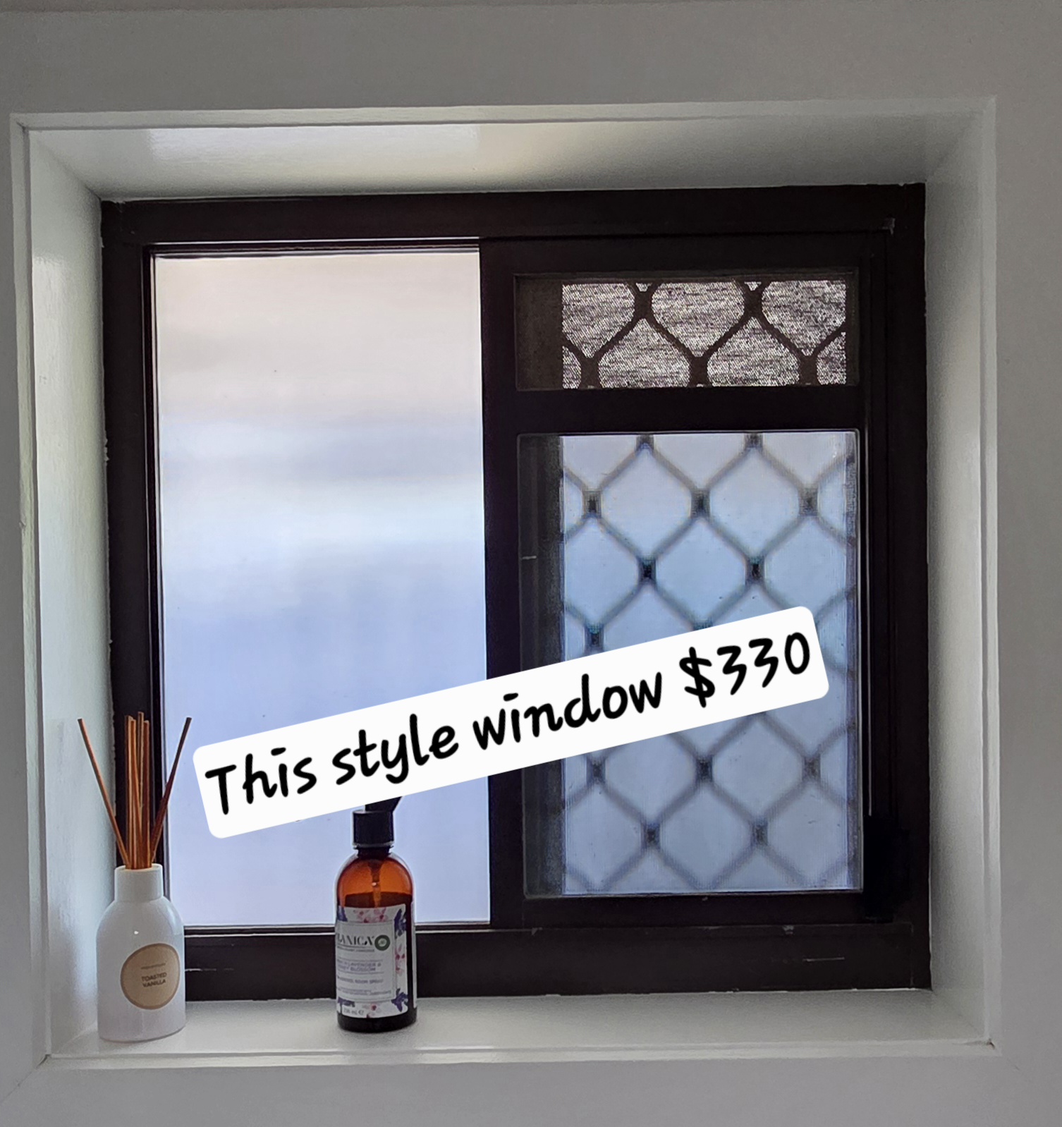 Aluminium Window Painting prices 2026 $330 example