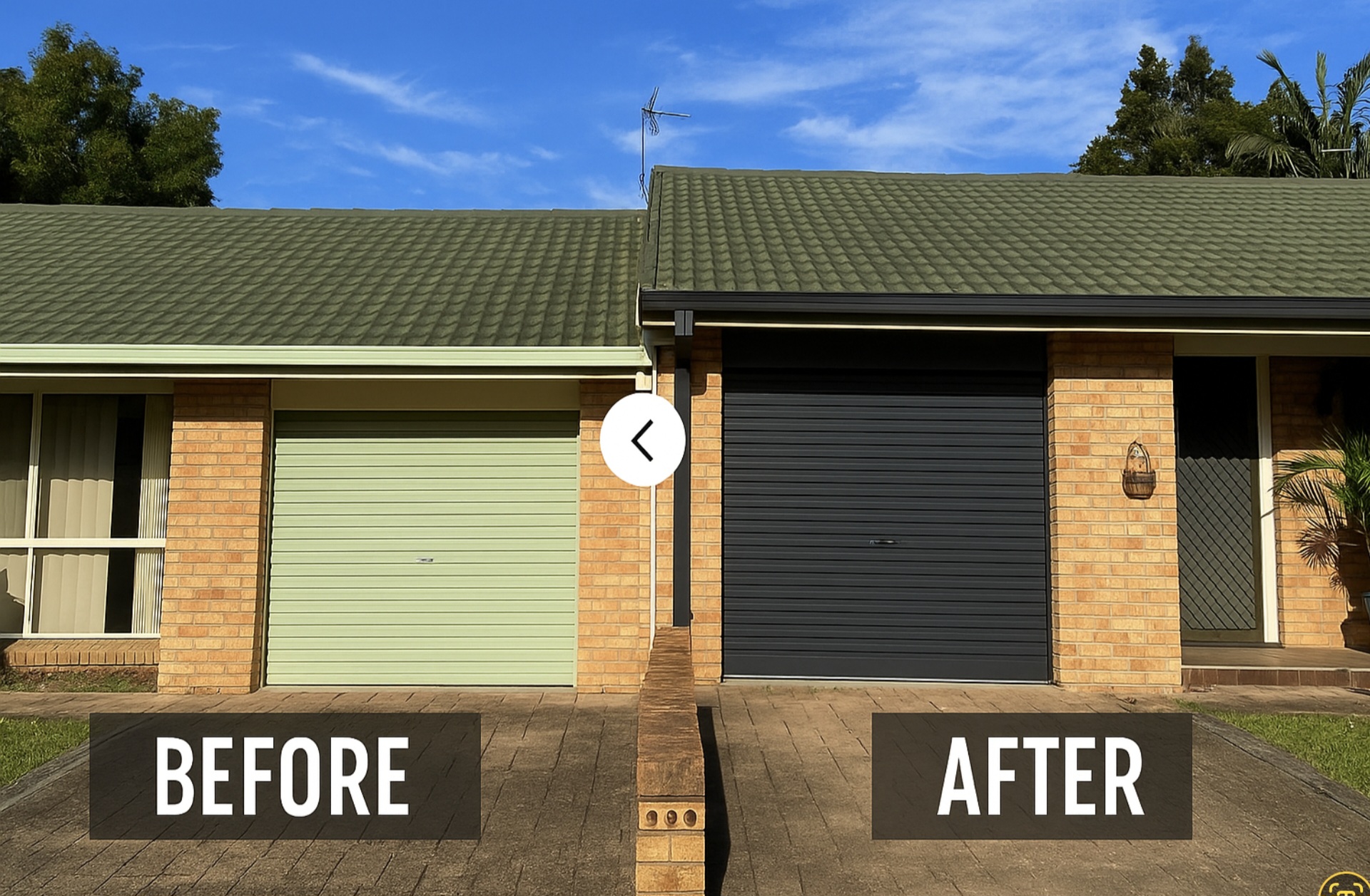 Garage door painting Gold Coast